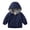 Navy, variant on Baby Boy Jackets Toddler Boys Girls Cartoon Print Zip Jacket Hooded Trench Lightweight Kids Coats Windbreaker Outdoor Cute Dust Coats Blue Size,3-4 Years