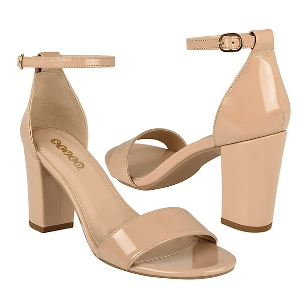 SANDALIAS DAMA STYLO 33801 CHAROL BEIGE