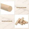 thumbnail image 4 of Unique Bargains 1-1/5 x 4 Inch Dowel Rods Wood Sticks Unfinished Wooden Dowel Rods Round Dowels Sticks 10 Pcs, 4 of 6