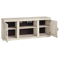 thumbnail image 6 of Signature Design by Ashley Bellaby TV Stand with Fireplace Option, Whitewash, Farmhouse Entertainment Center for TVs up to 65" with Storage, 6 of 9