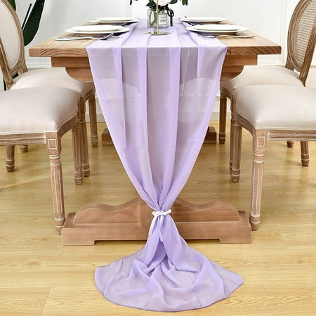 

GLFILL Table Runner Table Cloth 30X300cm for Banquet Decor Wedding Party Decoration