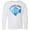 AA-White, variant on Inktastic Cutest Catch Cute Blue Fish Long Sleeve Youth T-Shirt