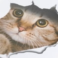 thumbnail image 3 of Cartoon Cute Cat 3D Wall Decorative Stickers Toilet Paste Cover Stickers 21*29cm, 3 of 3