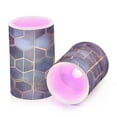 thumbnail image 7 of Yayeee Flameless Candles with Remote Flickering Battery Operated Multi Color Changing, Elegant Hexagon Pattern, 7 of 7