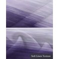 thumbnail image 6 of Purple Kitchen Valances for Windows Farmhouse Linen Window Valance Curtain for Living Room Window Treatment Ombre Modern Oil Painting Aesthetics Abstract Art Valance Rod Pocket Topper, 60 x 18 Inch, 6 of 6