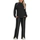 thumbnail image 2 of Conjuntos de Salón para Mujer, Conjuntos de 2 Piezas para Otoño, Pantalones Anchos, Conjuntos A Juego, Ropa de Mujer Negro XL, 2 of 8