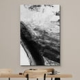 thumbnail image 3 of wall26 Canvas Print Wall Art Black White Ink Wave Collage Landscape Abstract Shapes Illustrations Modern Art Decorative Minimal Relax/Calm Zen for Living Room, Bedroom, Office - 16x24 inches, 3 of 5