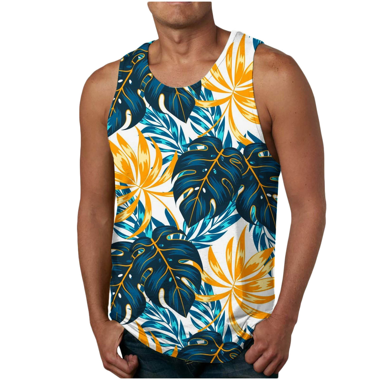 Is That The New Prep Guys Floral Tropical Print Tank Top ??