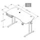 thumbnail image 4 of Escritorio Gamer Inval ES 18803-r con organizador y porta vaso Inval ES18803, 4 of 4