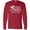 Red, variant on Inktastic I Believe in Santa 2 Long Sleeve T-Shirt