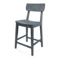 thumbnail image 3 of Torino Wood Counter Stool - Charcoal Grey, 3 of 6