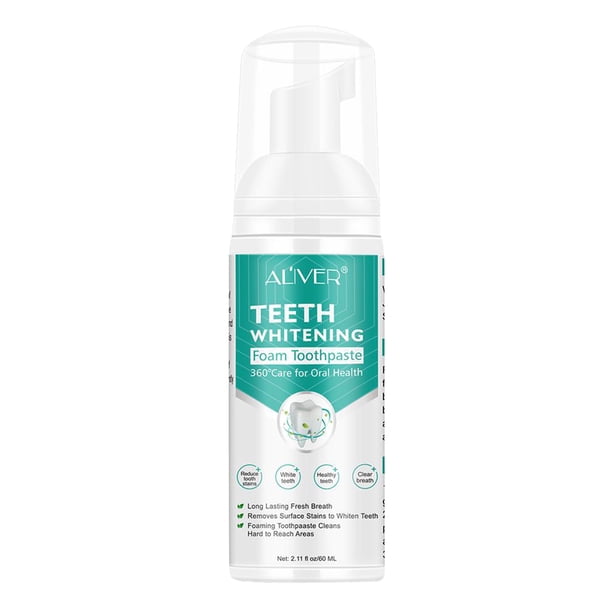 para Professional Pasta de blanqueadora de en espuma 60ML SM SunniMix Pasta de dientes blanqueadora de dientes