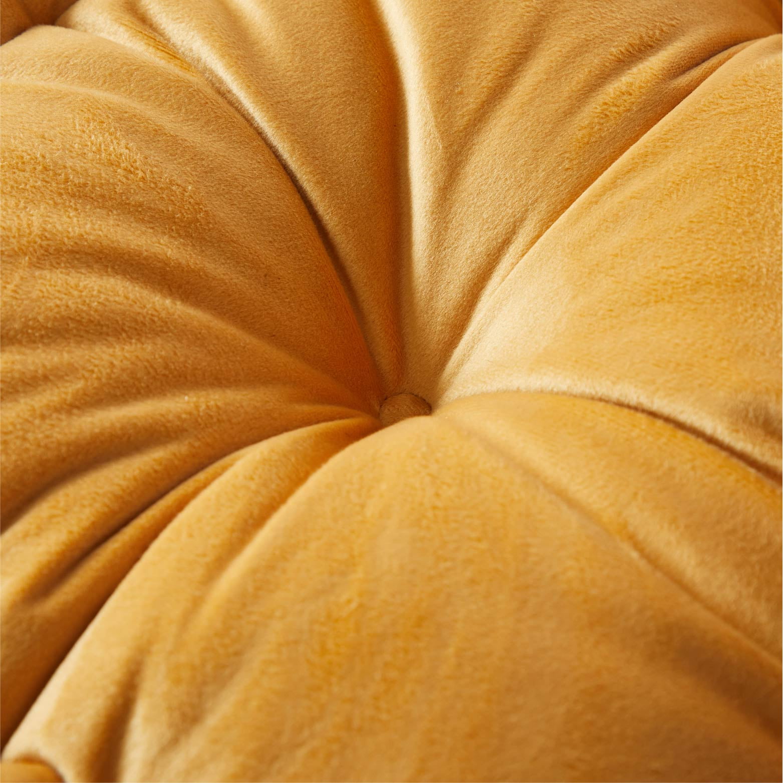 Home Decor Collection Stylehouse 20" x 20" Velvet Golden Rod Yellow Square Decorative Floor Pillow