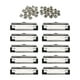 thumbnail image 4 of 10 sujetadores de papel metálicos para documentos, clips de oficina resistentes, 4 of 9