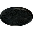 thumbnail image 3 of 29 7/8"OD x 1 3/8"P Fairfax Ceiling Medallion, Hand-Painted Jet Black, 3 of 6