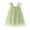 Green, variant on Toddler Dress Kids Baby Girls Mesh Dress Cute Summer Mesh Sequin Star Rainbow Suspenders Dress Under 10$