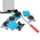 thumbnail image 4 of Kit De Diapositivas Para Muebles, Mudanza De Muebles, 8 Piezas, Ruedas De Rotación De 360 ​​​​grados De Alta Capacidad De Carga, Móvil Profesional Para Refrigeradores, Muebles, 4 of 7