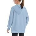 thumbnail image 5 of Zwiiyzr Kids Oversized Hooded Sweatshirt Kids Hoodies Trendy Long Sleeve Pullover Tops 4-14 Years for Girls and Boys Blue, 5 of 8