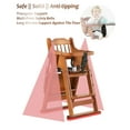Wood High Chair With Tray, Baby Highchairs, Children High Stool Dining