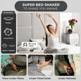 thumbnail image 3 of Sonic Bomb Dual Extra Loud Alarm Clock with Bed Shaker, Black & Red | Sonic Alert Vibrating, Heavy Sleepers, Battery Backup | Wake with a Shake, 3 of 9