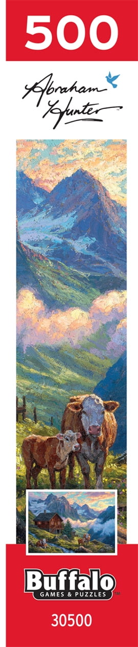 Buffalo Games Le puzzle Abraham Hunter Alpine Farm en 500 pièces
