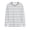 Gray, variant on RRMuAzgs Girls Long Sleeve Tops Color Blocked Striped Crewneck T-Shirts Loose Fit Pullover Shirt for 3-14Years