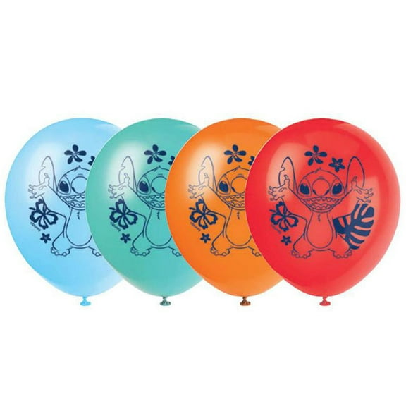 Stitch 'Aloha' Latex Balloons (8ct)