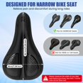 thumbnail image 3 of Funda acolchada de gel para asiento de bicicleta TASZOOS, impermeable, 3 of 6