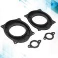 thumbnail image 4 of Juntas De Altavoz, Anillos Adaptadores De Altavoz ABS Resistente A Los Arañazos A Prueba De Polvo 4 Piezas Para Coche, 4 of 8