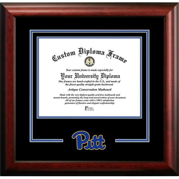 Campus Images PA993SD-1185 11 x 8.5 in. Pittsburgh Panthers Spirit Diploma Frame