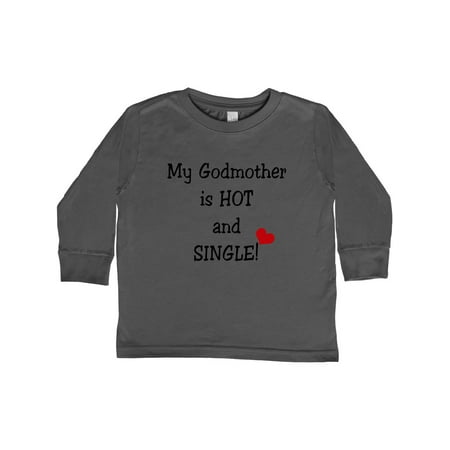 

Inktastic Single Godmother Gift Toddler Boy or Toddler Girl Long Sleeve T-Shirt