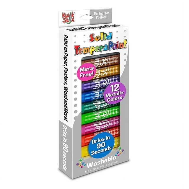 KWIK STIX (2 ST) KWIK STIX METALIX 12 COLOR