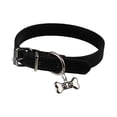 thumbnail image 5 of Yesbay Women Choker Necklace Bone Charm Multi Holes Adjustable Length Metal Buckle Artificial Leather Short Necklace, 5 of 8