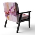 thumbnail image 5 of Designart "Colorful Liquid Fluid Pattern Ii" Upholstered Modern & Contemporary Accent Chair and Abstract Liquid Ink Arm Chair - Multiple Color & Pattern, 5 of 7