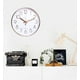 thumbnail image 5 of Grande horloge murale ronde sans bruit de tic-tac moderne pour salon, bureau et cafétéria (o rosa, más rosa) Ormromra LF-0046, 5 of 5