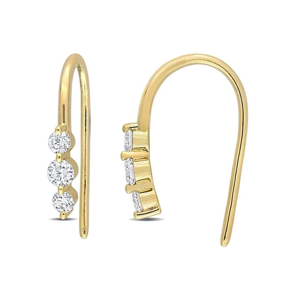 Everly Women's Diamond 10k Yellow Gold Earrings
