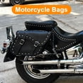 thumbnail image 5 of Dream Apparel Motorcycle Saddle Bags PU Leather Motorcycle Luggage Bag For Softails Sportsters and Choppers Waterproof Luggage Bags For Motorcycle, 5 of 6