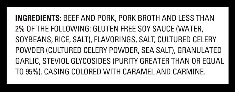 Tillamook Country Smoker, Zero Sugar Teriyaki Mini Sticks