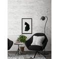 thumbnail image 3 of Parvez Taj Mysterious Black Cat Framed Wall Art, 3 of 6