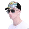 thumbnail image 4 of Lsque Cactus1 Printed Trucker Hat - Baseball Cap for Men Women - Breathable Mesh Side, Adjustable Fit - for Casual Wear, 4 of 7