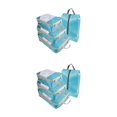 thumbnail image 4 of VONKY 4pieces Compression Packing Cubes Set Time-Saving Solution For Organized Travel OxfordCloth Travel Organiser Bags blue 2Set, 4 of 6