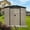 Brown, 6x4ft, variant on IVV 5X3 FT Metal Outdoor Storage Shed, Practical Garden Tools Organizer Shed House with Apex Roof, Air Holes and Sliding Doors, Weatherproof for Backyard Lawn, Cream White