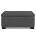 thumbnail image 4 of Gabbie 36"WD Contemporary Square Coffee Table Storage Ottoman in Slate Gray, 4 of 12