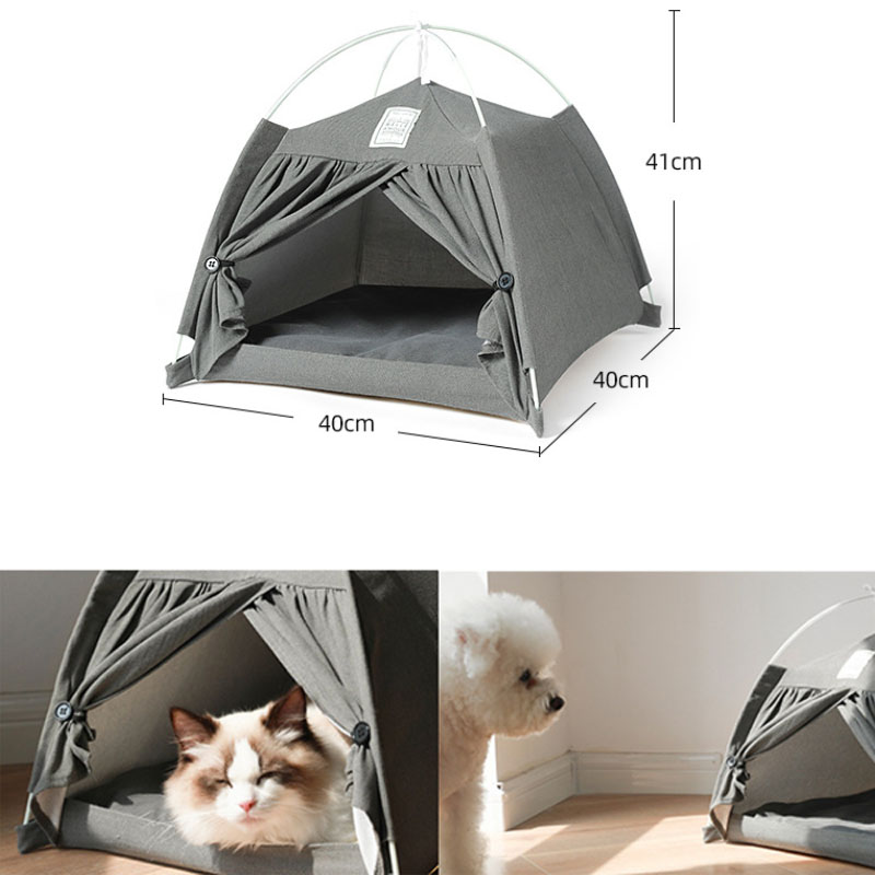 Cat House Dog House Removable Tent 