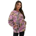 thumbnail image 3 of Yuyamidu Pink Camo Hunting Womens Ladies Oversized Long Sleeve Sweatshirts Women's Fashion Hoodie Sweatshirts Round Neck Casual Pullover with Pockets Tops Lightweight Shirt Fishing Golf Yoga Clothes, 3 of 7