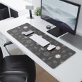 thumbnail image 2 of Long Mouse Pads for Desk,Dark Grey Mystical Pattern Desk Mats on Top Of Desks, Desk Mouse Pad Extra Large with 3mm Non-Slip Base and Stitched Edge for Gaming,Office,Work,Home 31.5"x11.8", 2 of 6
