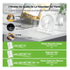 thumbnail image 4 of Ventilador Portátil Recargable Ventilador De Piso Con Luz Xtellar blanco, 4 of 4