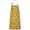Yellow Brown Sunflower, variant on Black Yellow Sunflower Pattern Apron-Garden Aprons for Women with Pockets-Cotton Linen Waterproof Kitchen Cooking Gardening Aprons Adjustable for Kitchen,Cooking,BBQ and Salon 33x27 Inch