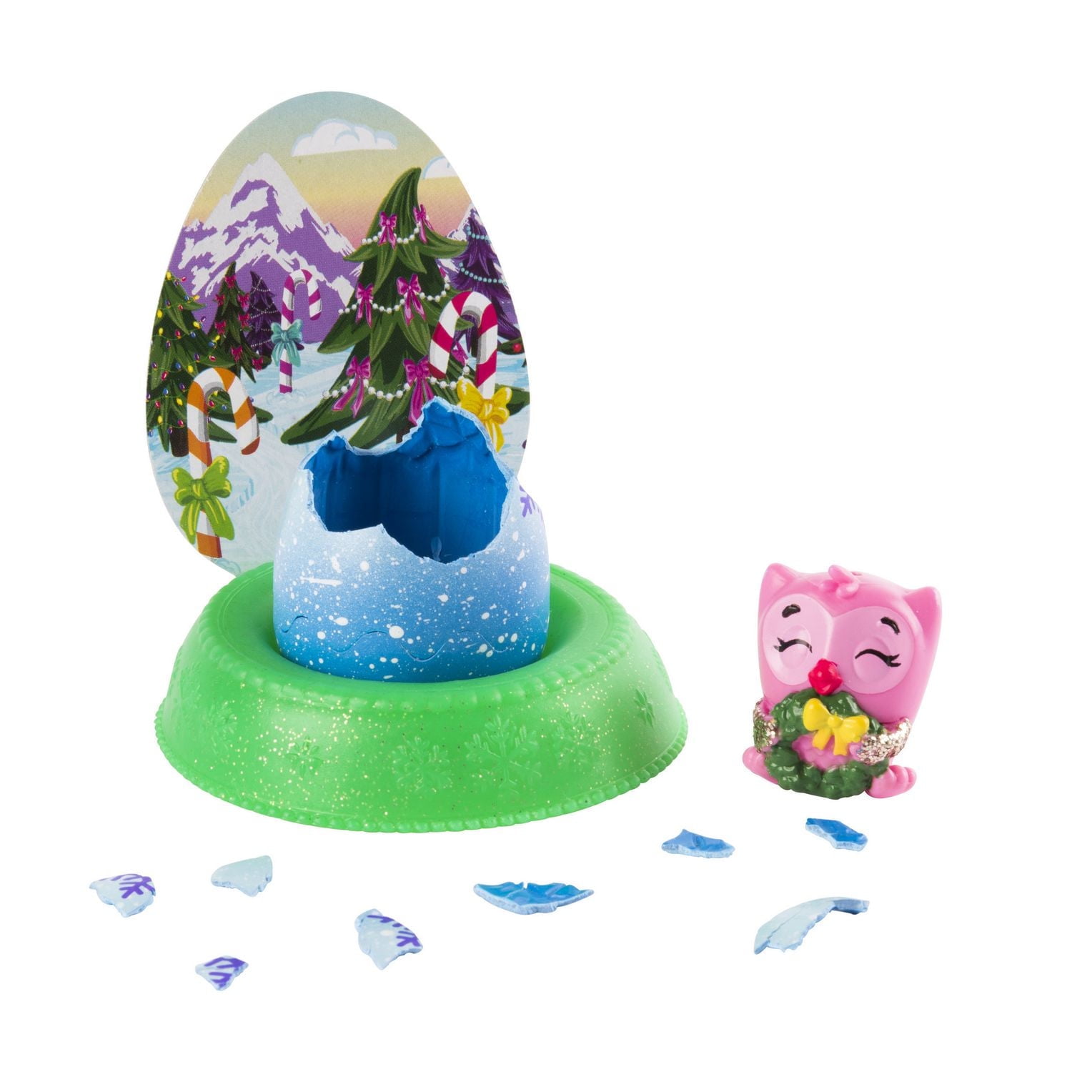 Hatchimals CollEGGtibles, Hatchy Holidays 1 Pack + Nest, for Ages 5 and Up (Styles May Vary)