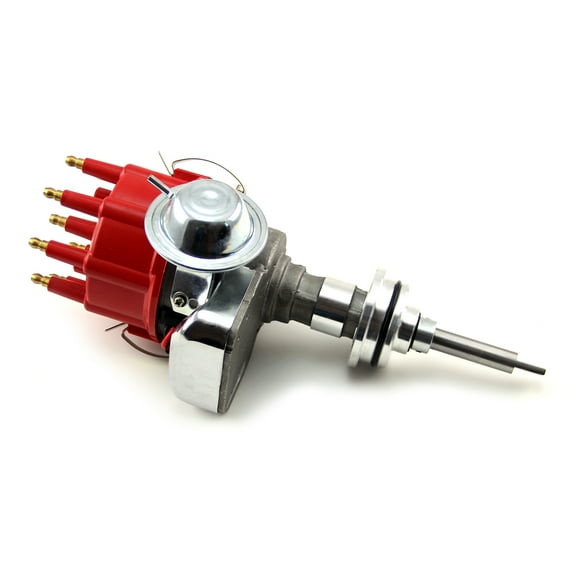 Speedmaster PCE376.1089.01 Compatible with Mopar and Compatible with Chrysler SB 318 340 360 7000 Series Ready to Run Distributor [Red]